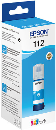 Tusz Epson ET112 Cyan 70ml | C13T06C24A