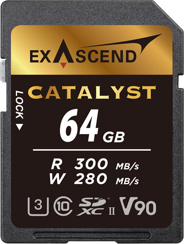 Karta pamięci Exascend SDXC 64GB Catalyst V90 (300/280 MB/s) (EX64GSDU2)