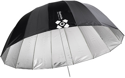 Quadralite parasolka paraboliczna Deep Space 165 cm SREBRNA