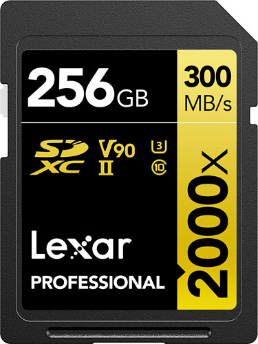Karta pamięci Lexar SDXC 256GB 2000x (300MB/s) V90