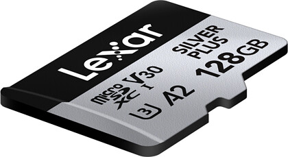 Karta pamięci Lexar microSDXC 128GB 1066x (205MB/s) Silver Plus