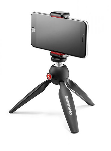 Statyw stołowy Manfrotto PIXI Smart Mini statyw z klamrą do telefonu/MKPIXICLMII-BK