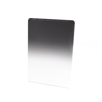 Filtr szary Nisi połówkowy średni EXPLORER 100x150mm Nano IR ND – GND8 (0.9) Medium/system 100