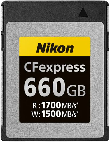 Karta pamięci NIKON CFexpress 660GB Type B (1700/1500 MB/s)