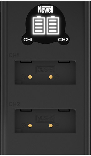 Ładowarka Newell podwójna DL-USB-C do akumulatorów Olympus PS-BLS5