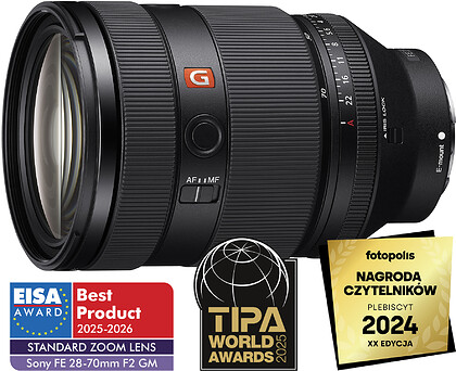 Obiektyw Sony FE GM 28-70mm f/2.0 + Dodatkowy rok gwarancji po zarejestrowaniu w My Sony (SEL2870GM) - Oferta dla uczestników dni z SONY