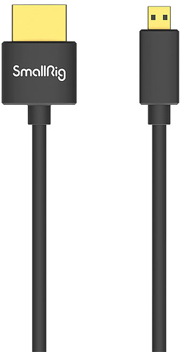Przewód SmallRig 3042 Ultra Slim 4K micro HDMI do HDMI 35cm - PROMOCJA