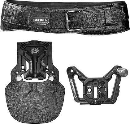 Pas biodrowy SPIDER CAMERA HOLSTER SpiderPro Single Camera System v3 (BLACK)