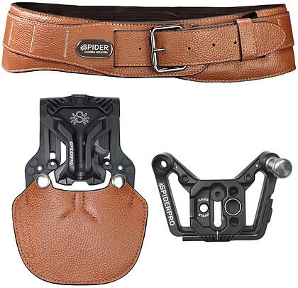 Pas biodrowy SPIDER CAMERA HOLSTER SpiderPro Single Camera System v3 (BROWN)
