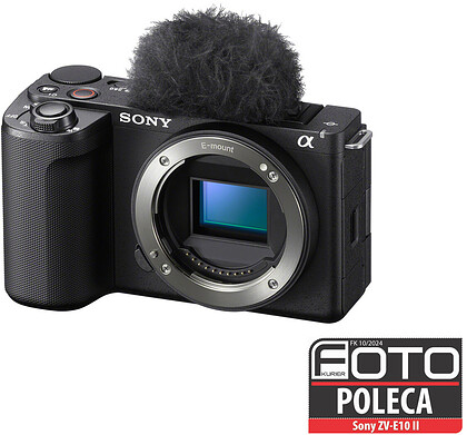 Aparat Sony ZV-E10 II + Dodatkowy 1 rok gwarancji w My Sony - Oferta dla uczestników dni z SONY