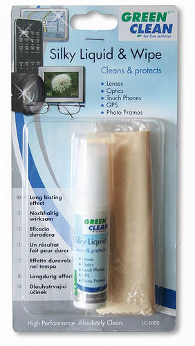 Zestaw do czyszczenia Green Clean – płyn i ściereczka