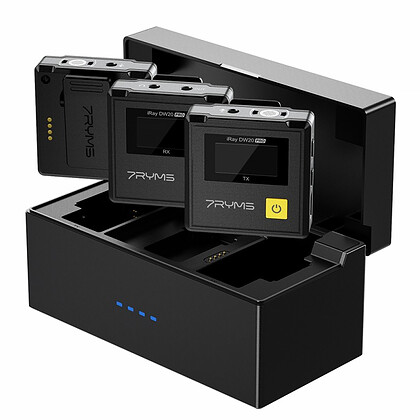 7Ryms mikrofonowy zestaw bezprzewodowy iRay DW20 PRO [mini jack 3,5mm]