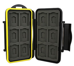 Wodoodporne etui JJC MC-SDMSD24 na 12 kart SD oraz na 12 kart microSD