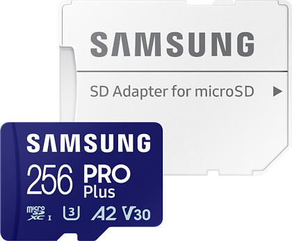 Karta Pamięci Samsung microSDXC 256GB PRO Plus 2023 (180/130MB/s) + Adapter (MB-MD256SA/EU)