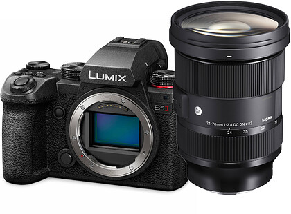 Bezlusterkowiec Panasonic Lumix S5II (body) + Sigma 24-70mm f/2.8 DG DN ART II (L-Mount)