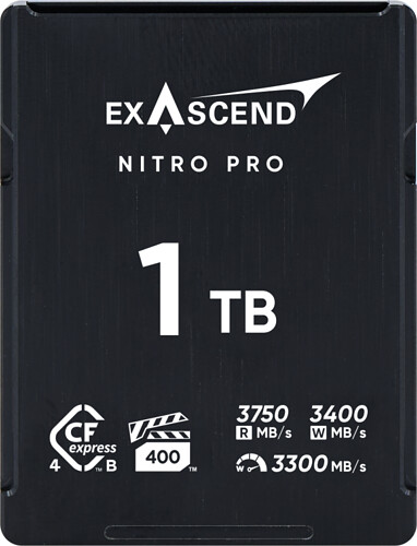 Karta pamięci Exascend CFexpress 1TB Type B Nitro PRO (3750/3400) (EXPC4NB001TB)