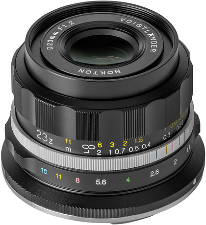 Obiektyw Voigtlander Nokton D23mm f/1,2 do Nikon Z