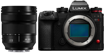 Bezlusterkowiec Panasonic Lumix S1II (DC-S1M2E) + Obiektyw Panasonic Lumix S 24-60mm f/2.8 - Oficjalna dystrybucja + Rozszerz gwarancję do 5 lat!