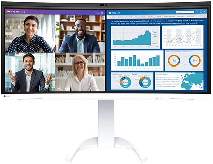 Monitor EIZO FlexScan EV3450XC-WT [Autoryzowany Partner Premium]