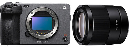 Kamera Sony FX3A + Obiektyw Sony FE 35mm f/1.8 SEL35F18F.SYX