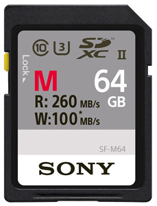 Karta pamięci Sony karta SDXC II 64GB 260mb/s (SF64M)
