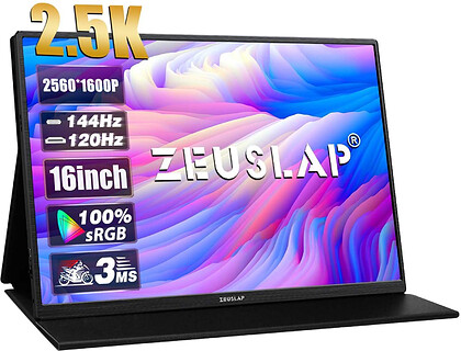 Przenośny monitor ZEUSLAP P16K
