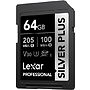 Karta pamięci Lexar SDXC 64GB 1066x (205MB/s) v30 Sliver Plus Professional